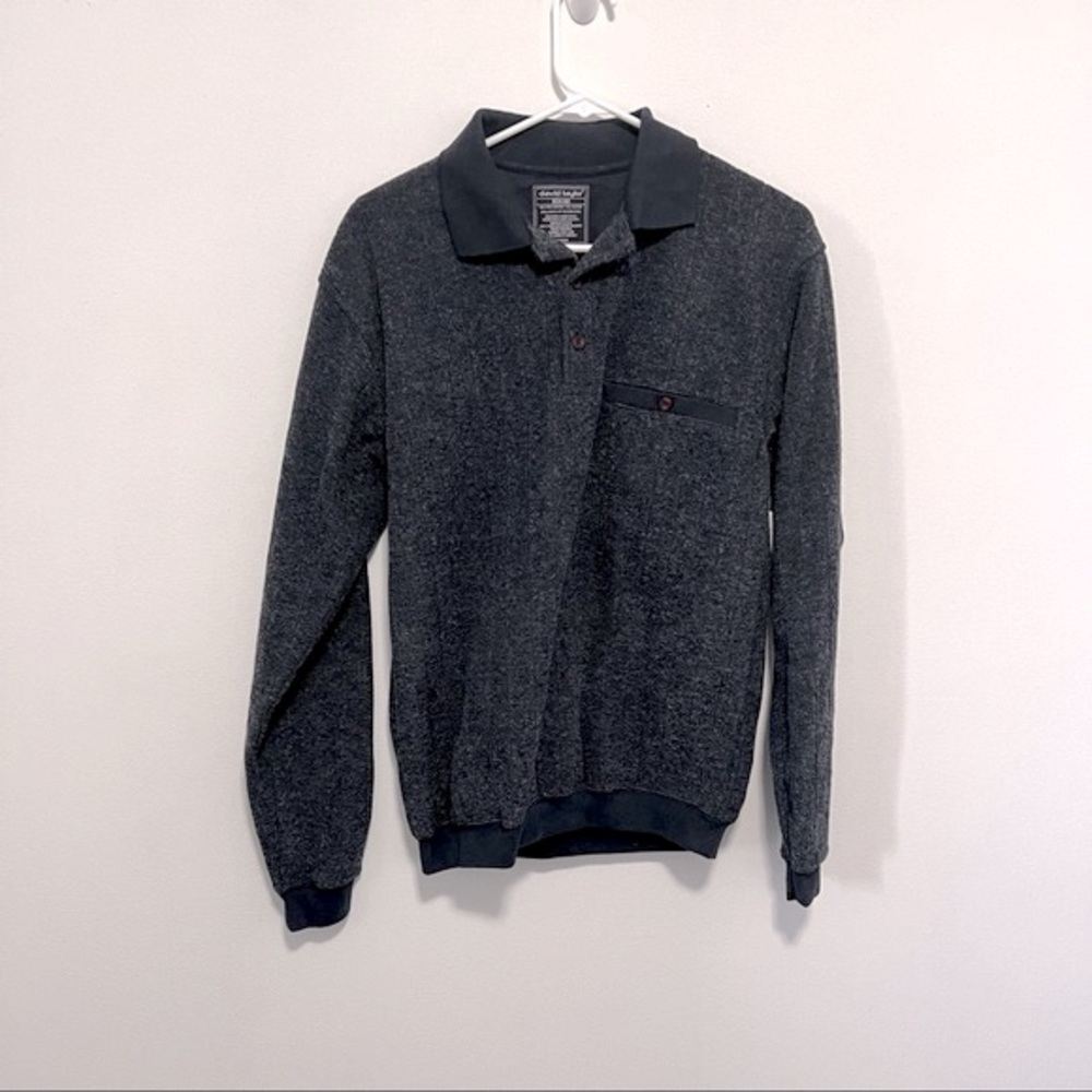 NWT David Taylor men’s blue sweater Sz S(34-36)